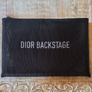 Dior Backstage Makeup Bag / Cosmetic Pouch – Black